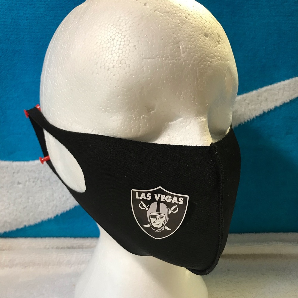 Las Vegas Raiders Handmade Handcrafted Face Mask